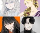 SNSアイコンの作成承ります 厚塗りの落ち着いた雰囲気のアイコンをご提供します◎ イメージ2