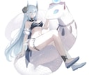 お得に簡易一枚絵描きます 簡易的なかわいいイラストを短い納期で描きます！ イメージ5
