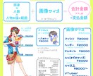 歌ってみた・配信で使えるオリジナルイラスト描きます お好みの絵柄に寄せることも可能◎ イメージ4