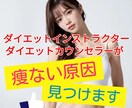 63個の質問に答えて痩せない原因見つけます 徹底的にカウンセリングし、痩せない原因、痩せる方法見つけます イメージ1