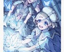 民族調・幻想音楽のMV・CDジャケット作成します 水彩風ファンタジーイラストで楽曲の世界観を彩ります イメージ3