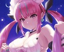 商用OK！綺麗なキャラクターイラスト描きます 本の表紙、挿絵、パッケージ、Vtuber、SNS利用など イメージ2