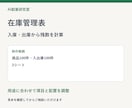 入出庫を集計するExcel在庫表を作ります 商品ごとの残数を入力記録から計算 イメージ4