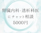 現役医師にチャットで相談できます 身内からの相談のように本音でお答えします。 イメージ1