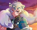 最安でイラスト依頼承ります 様々な用途に対応！キラキラ光るイラスト描きます✨ イメージ2
