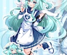 納期要相談！可愛いキャラクター立ち絵を作成します 商用利用料込み！IRIAM・配信用立ち絵を作成します イメージ3