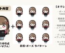 配信やブログに♪ゆるかわデフォルメキャラ制作します 表情豊かなキャラであなたの活動をもっと楽しくかわいく！ イメージ5