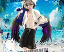 美男子、青年、少年をかっこよくお描きします 立ち絵、SNSアイコン、ヘッダー等承ります！！(*_ _)) イメージ6