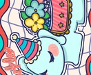 ポップでかわいいアイコン&イラスト描きます あなたの気持ちを色と表情で伝えます。 イメージ4