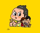 会話広がる！似顔絵と好きなものペアでお描きします 名刺やアイコンにピッタリ！ポップでキュートな似顔絵！ イメージ6