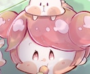 デフォルメキャラクターイラスト描きます SNS、名刺用にゆるーい女の子のイラスト描きます!! イメージ4