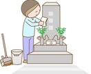 市川市周辺のお墓の清掃、お墓参り代行します 仕事キッチリ！ご先祖ハッピー！気分もスッキリ！ イメージ1