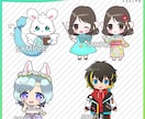 商用OK! SD、ミニキャライラスト作成します ２〜２.５等身のSDキャライラスト作成します イメージ8