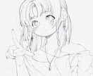 表情豊かな漫画風イラストを描きます アナログ線画の味を活かして丁寧に仕上げます イメージ2