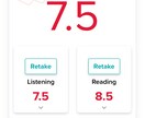 IELTS7.0取得をサポートします IELTSスコア達成に向けた学習方法の伝授・学習計画策定 イメージ1