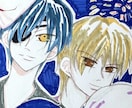 色紙にお好きなオリジナルイラスト描きます お好きなイラスト描きます。アナログイラストになります。 イメージ1