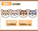 お顔アップで目立つ！可愛い動物イラスト制作します シンプルで印象的！アイコンや挿絵・動画配信・グッズ制作等に♪ イメージ4