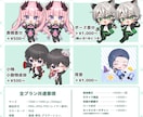SD、デフォルメ、ミニキャラ、イラスト描きます SNSアイコン、グッズ、LINEスタンプなど作りたい方へ イメージ4