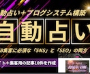 自動占いサイト「占いサービスまでの誘導」構築します 集客用記事10件と自動占いからの誘導できるサイト構築 イメージ1