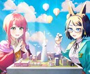 キャラクターイラスト作成します ポップで可愛い表情豊かなキャラクター描きます イメージ7