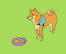 ポップな飾れる絵描きます 目の引く配色のポップイラスト、動物やファッションが得意です！ イメージ5