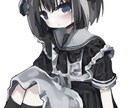 病み風の絵柄でアイコン描きます SNSの裏アカウントや日常アカウントにおすすめです！ イメージ7