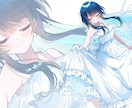 可愛い女の子のイラスト、キャラデザ描きます Vや歌ってみた動画などにイラストが欲しいかた！ イメージ1
