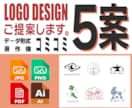 全てコミコミ！基本料金内で5案ご提案します Ai形式、PDF形式、著作権譲渡すべて込みでこの価格です。 イメージ1