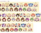 商用OK ミニキャラ表情5点セット描きます 動画、配信、ブログ等で使えるミニキャラ(SD)顔アイコンです イメージ5
