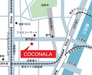 オリジナルのシンプルな地図を作成します チラシやポスター、名刺などに載せる案内地図にどうぞ イメージ6