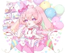 抜け感のあるタッチでイラスト描きます 儚い。透明感。ふわふわ。きゅんとする1枚を。 イメージ10
