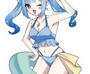 3名様限定価格！！透明感のあるイラストを描きます グッズ用やアイコン用など…とぅるとぅるしたイラストを描きます イメージ8