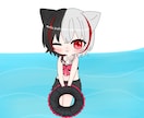 水着ちびキャラ描きます 商用利用可能な水着ちびキャラ！ イメージ2