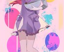 主に女性キャラクターの1枚絵やデザインをします 可愛らしいイラストを作成させて頂きます。 イメージ7
