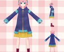 VRoid Studioキャラクター制作します 〜やさしい雰囲気・世界観を大切に制作〜 イメージ5