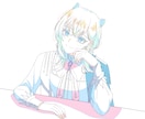 7月まで！お試し価格でアニメ原画風イラスト描きます あなたのキャラクターをアニメのワンシーンのように描きます イメージ8