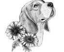 手描きで描く、動物の肖像画イラスト制作します 【先着5名様限定価格サービス中！】 イメージ6