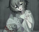 厚塗りでダークな雰囲気のイラスト制作します オリジナルの一枚絵、動画用サムネイルなど イメージ6