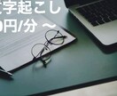 動画、テープの文字起こしを承ります！ます ご依頼いただいた後、早急に対応させて頂きます。 イメージ1