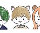 色んなSNSで使えるアイコン作ります アニメキャラ、自作オリジナルキャラ、動物など色々描きます イメージ2