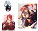 SNS向けオリジナルアイコン描きます 修正無料/デフォ、等身(胸まで)可！お気軽にご相談ください！ イメージ3
