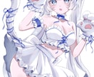 商用利用込！可愛い女の子のイラスト描きます 透明感のあるキラキラしたイラストが得意です！ イメージ3
