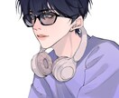 最速2日納品！ハンサムな男の子イラスト描きます 立ち絵、一枚絵、ハンサムな男の子とかわいい女の子のイラスト イメージ4