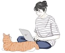 商用◎表情変更無料！ かわいい線画アイコン描きます 清涼感ある似顔絵イラスト◼︎名刺やショップカードにおすすめ！ イメージ5