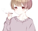 かわいいSNSアイコン描きます ふわふわした可愛い女の子、ショタ系の男の子得意です イメージ9