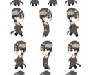 ダーク系ゲーム向け2D素材／UI素材制作します 世界観に統一感のある素材を設計からご提案します イメージ1