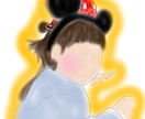 雰囲気イラスト‪☆写真を元にイラスト描きますます 大切なお写真をゆるふわなイラストへと変身させます！ イメージ5