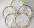 花束になる、まるいマット作ります そのまま飾っても、敷いても、気分に合わせて自由に楽しめます。 イメージ4