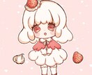 アイコン･イラスト作成します LINEやTwitterなどに使える女の子アイコン･イラスト イメージ3