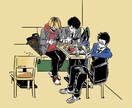 2,000円/3枚　線画に色塗ります 2,000円で3枚まで線画の色塗り イメージ1